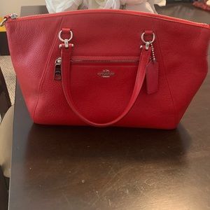 Coach red purse. Used it once